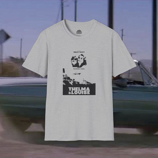 Thelma & Louise vintage movie poster T-Shirt yellow and gold