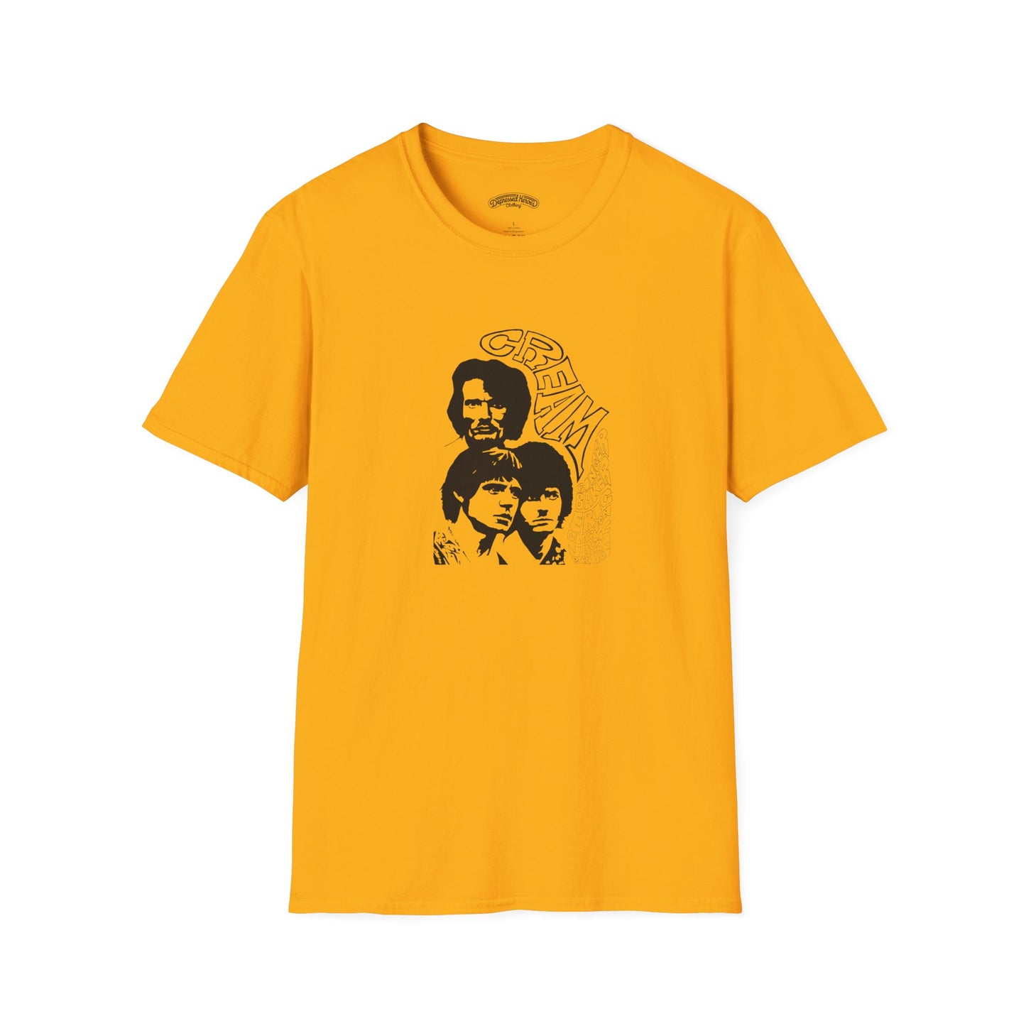 Cream Eric Clapton Jack Bruce Ginger Baker vintage flyer T‑Shirt