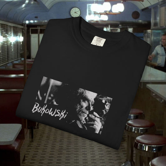 Bukowski Noir Graphic T-Shirt — Vintage Literary Tee