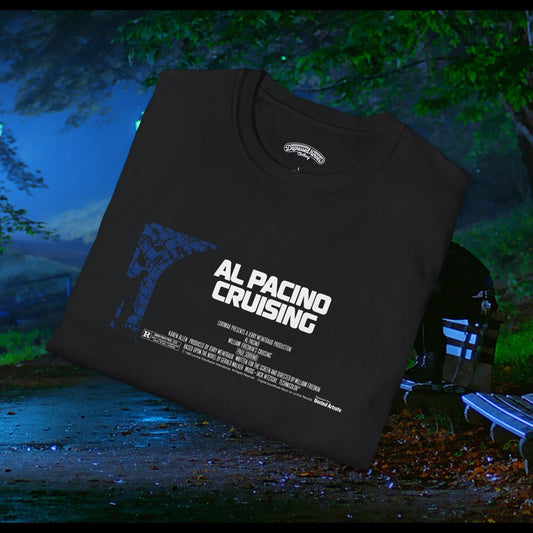 Al Pacino Cruising billing block William Friedken — Vintage T-Shirt