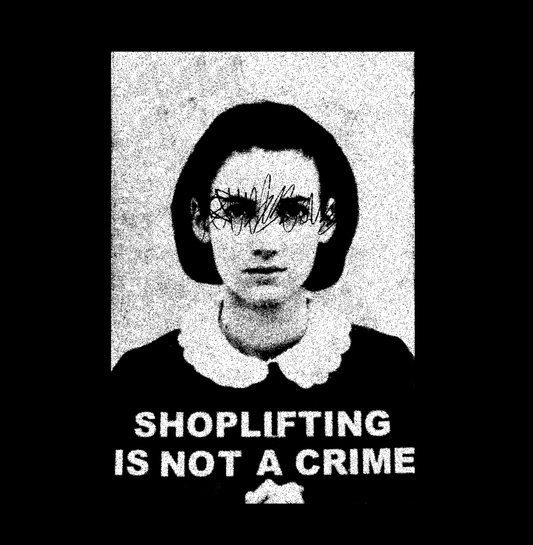 Winona Ryder Shoplifting Is Not A Crime Vintage 3/4 t-shirt