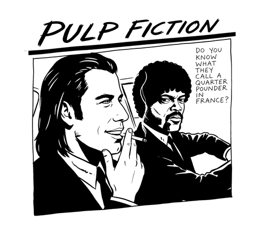 Pulp Fiction meets Sonic Youth mash up T-Shirt | Tarantino