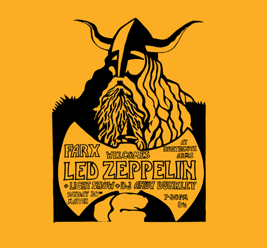 Zep at Northcote Arms vintage ad T-Shirt