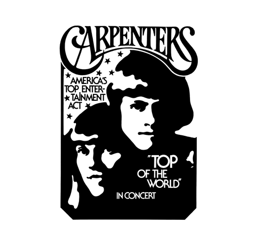 Carpenters Vintage Band T-Shirt – Retro Portrait Graphic Tee