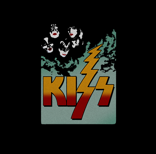 KISS rare vintage 70's design T-Shirt