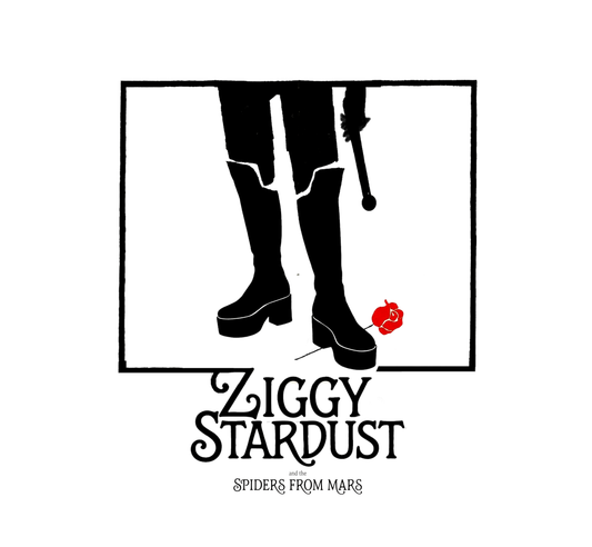 Ziggy Stardust meets Barry Lyndon T-Shirt for Bowie and Kubric fans only