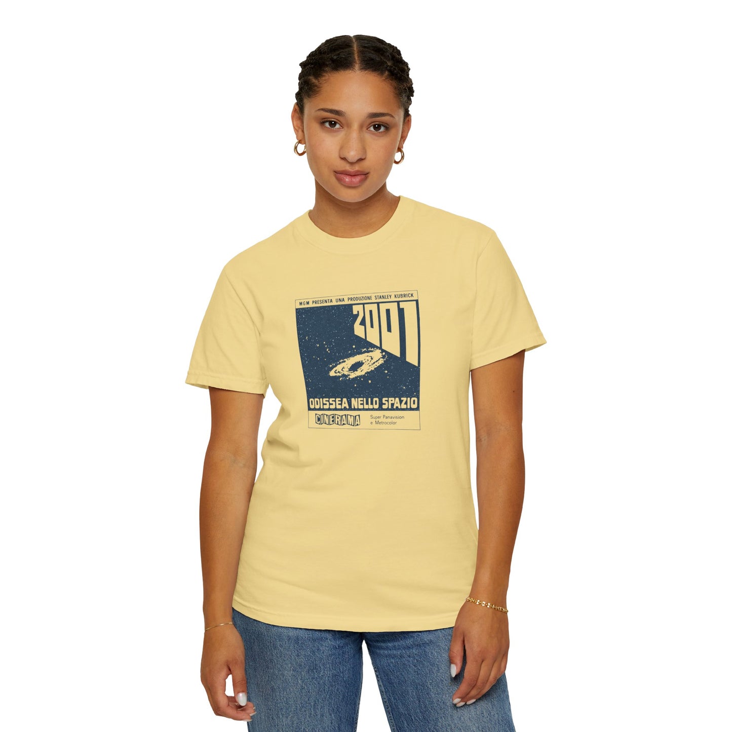 2001: A Space Odyssey Poster T-Shirt | Vintage 1968 Italian Film Art