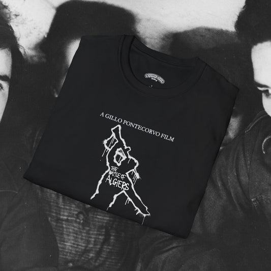 Rage Against the Machine meets The Battle of Algiers Movie T-Shirt — A Gillo Pontecorvo Film