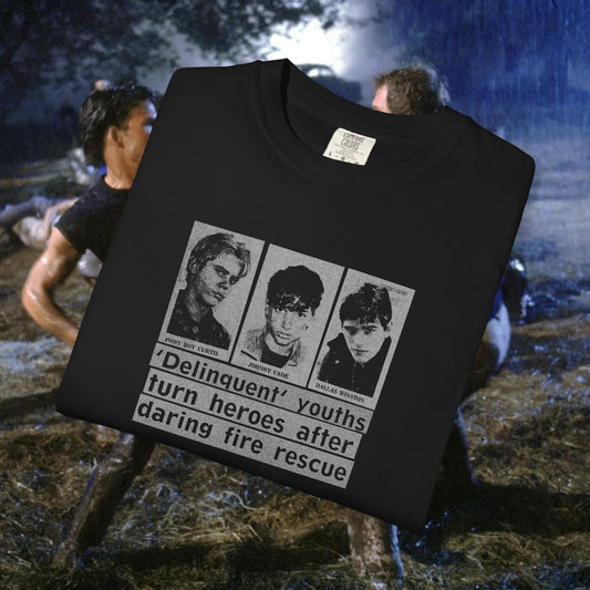 The Outsiders 'Delinquent Youth' double sided T-Shirt
