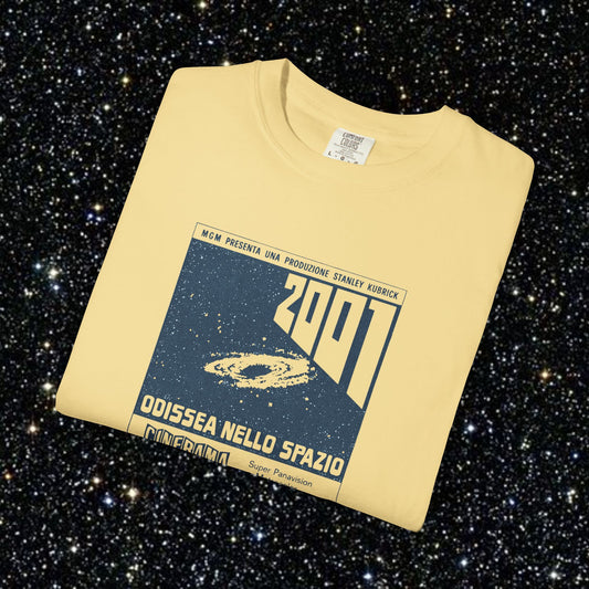 2001: A Space Odyssey Poster T-Shirt | Vintage 1968 Italian Film Art