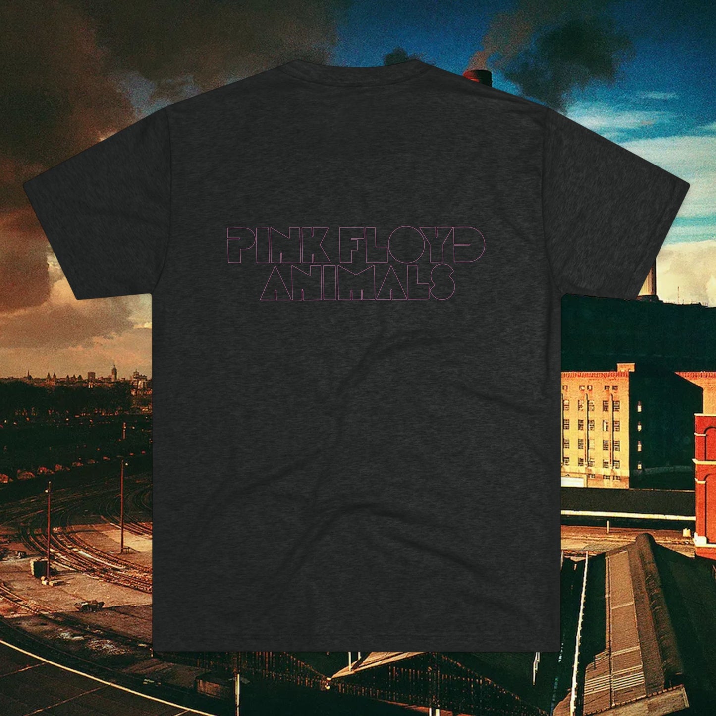 Pink Floyd "Oink, Oink, Woof, Woof, Baaaaa?" double sided vintage style tri-blend T-Shirt