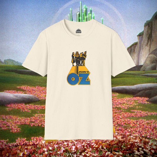 Wizard of Oz Characters Retro Logo T-Shirt | Dorothy Scarecrow Tin Man Lion
