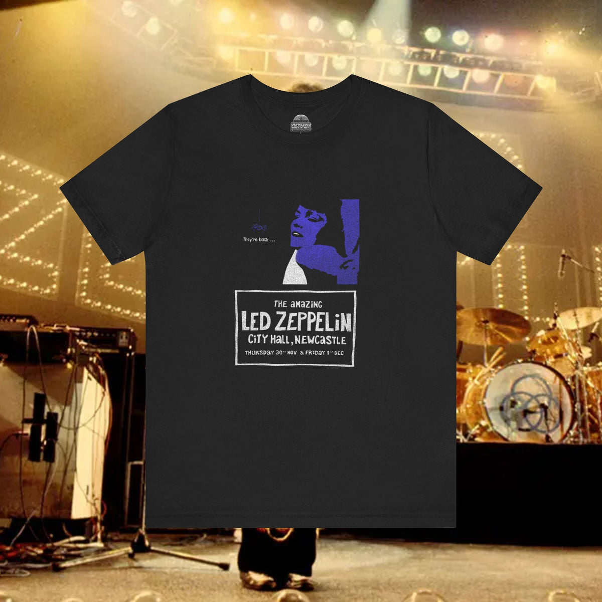 Zep City Hall Newcastle Concert T-Shirt