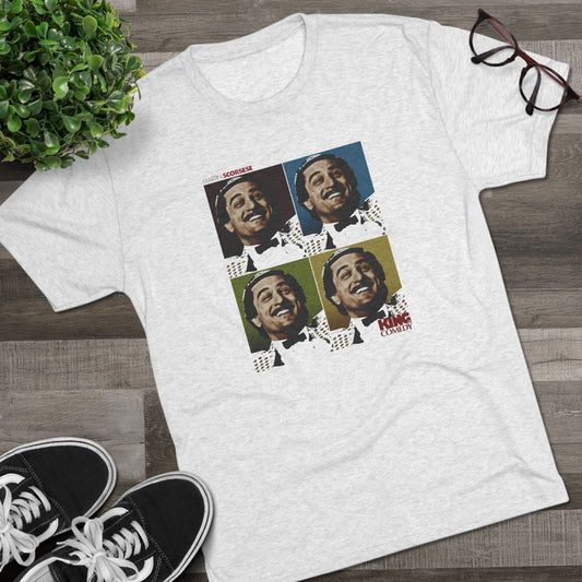 The King of Comedy Robert Deniro french film poster tri-blend soft T-Shirt