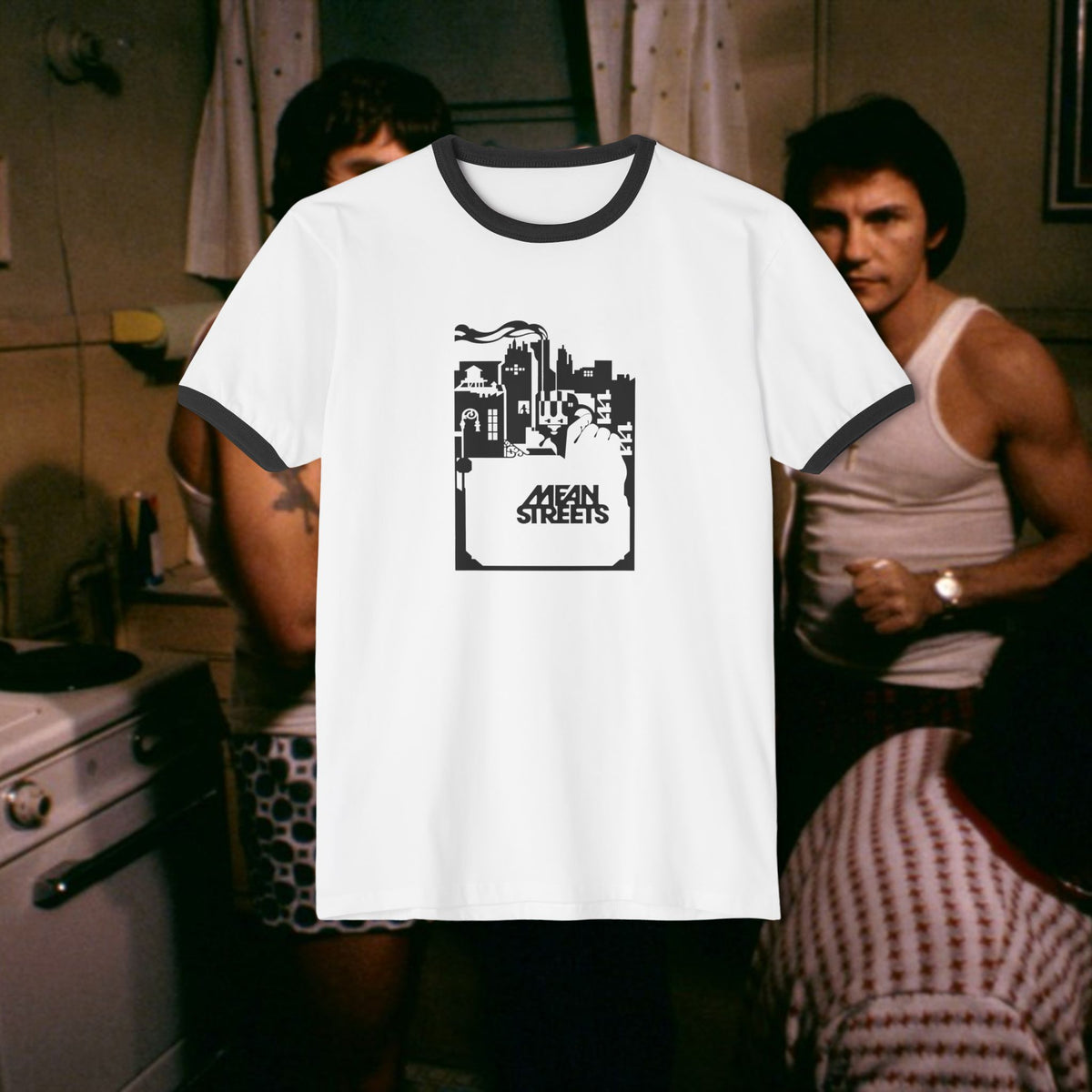 Martin Scorsese Mean Streets Robert DeNiro Harvey Keitel Ringer T-Shirt
