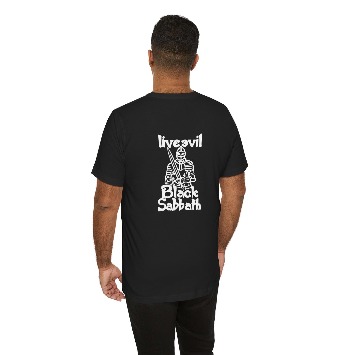 Sabbath Live Evil double sided heavy metal shirt