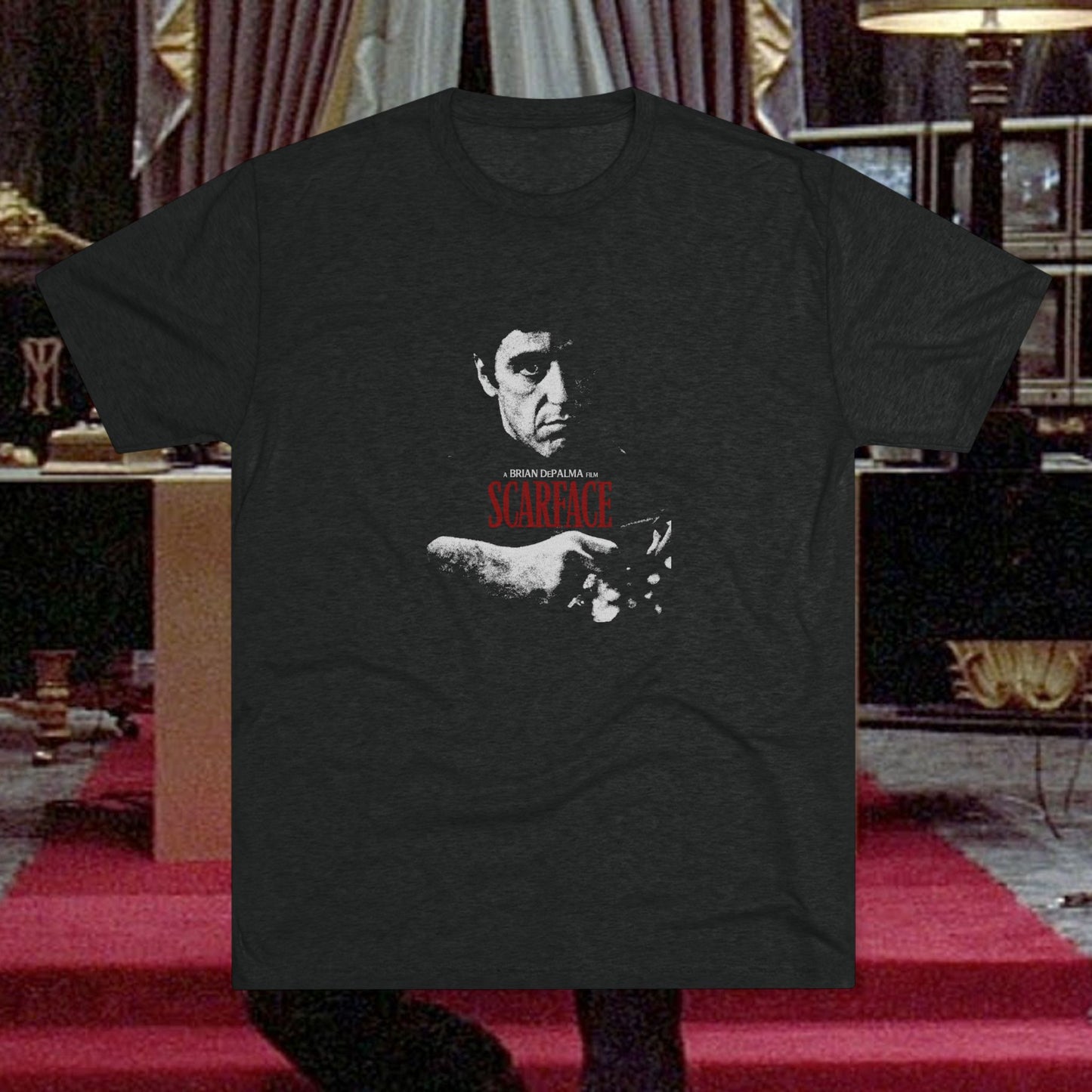 Scarface Tony Montana tri-blend graphic T Shirt