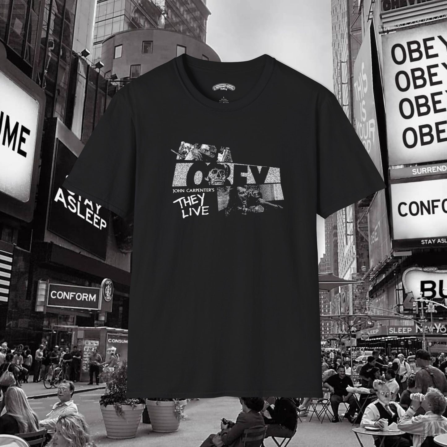 They Live John Carpenter's masterpiece graphic tshirt