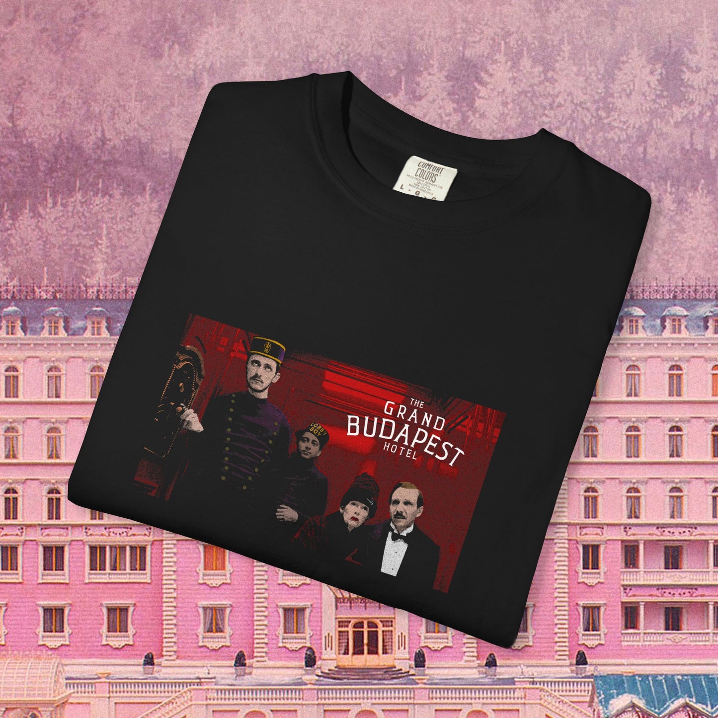 Grand Budapest Hotel Cast Graphic T-Shirt