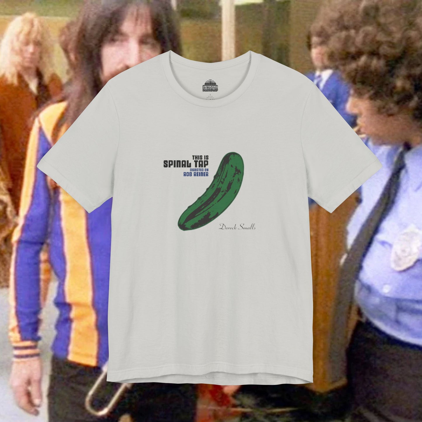 Spinal Tap Cucumber Velvet Underground Parody T-Shirt Derek Smalls