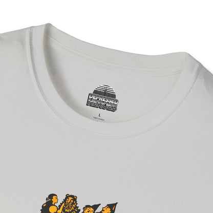 Wizard of Oz Characters Retro Logo T-Shirt | Dorothy Scarecrow Tin Man Lion