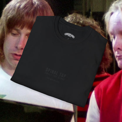 Spinal Tap Smell The Glove none more black T-Shirt