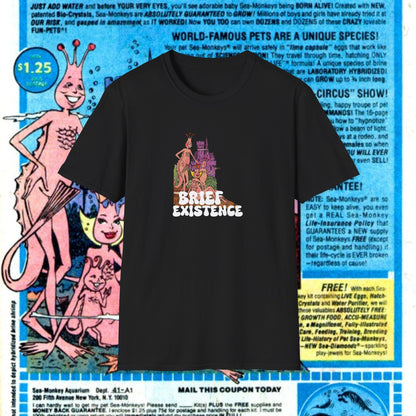 Sea Monkey Brief Existence Unisex T-Shirt, Nostalgic Organism Tee, Short-lived Pet Shirt, Childhood Memories Top, Retro Gift Apparel