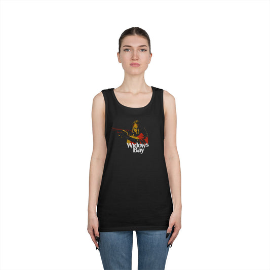 Widow's Bay Graphic Tank Top — Retro Horror Movie Vibe