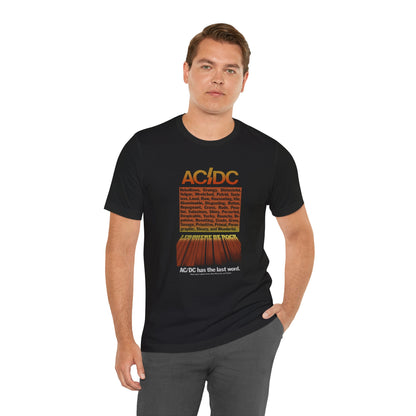 AC/DC Let There Be Rock promo ad T-Shirt