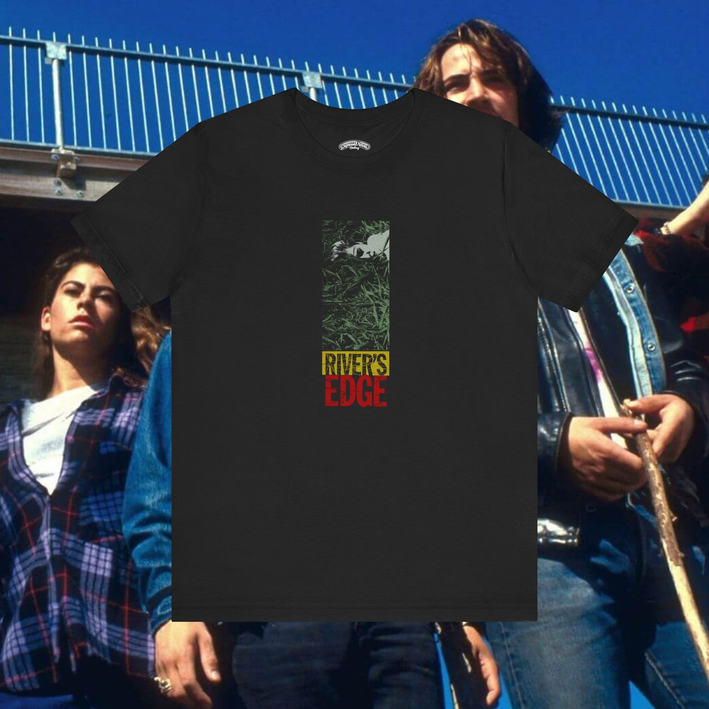 River's Edge 1986 film double sided  tri blend T-Shirt