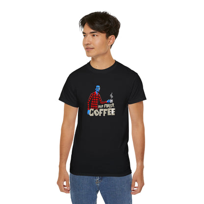But First, Coffee - Zombie T-Shirt