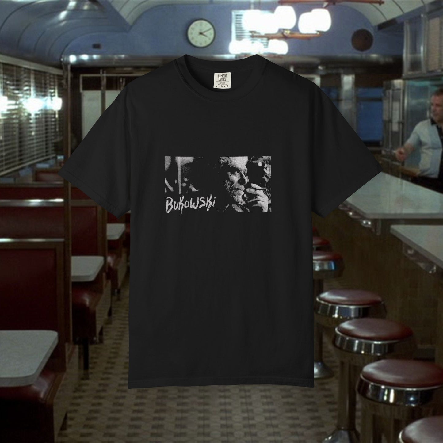 Bukowski Noir Graphic T-Shirt — Vintage Literary Tee