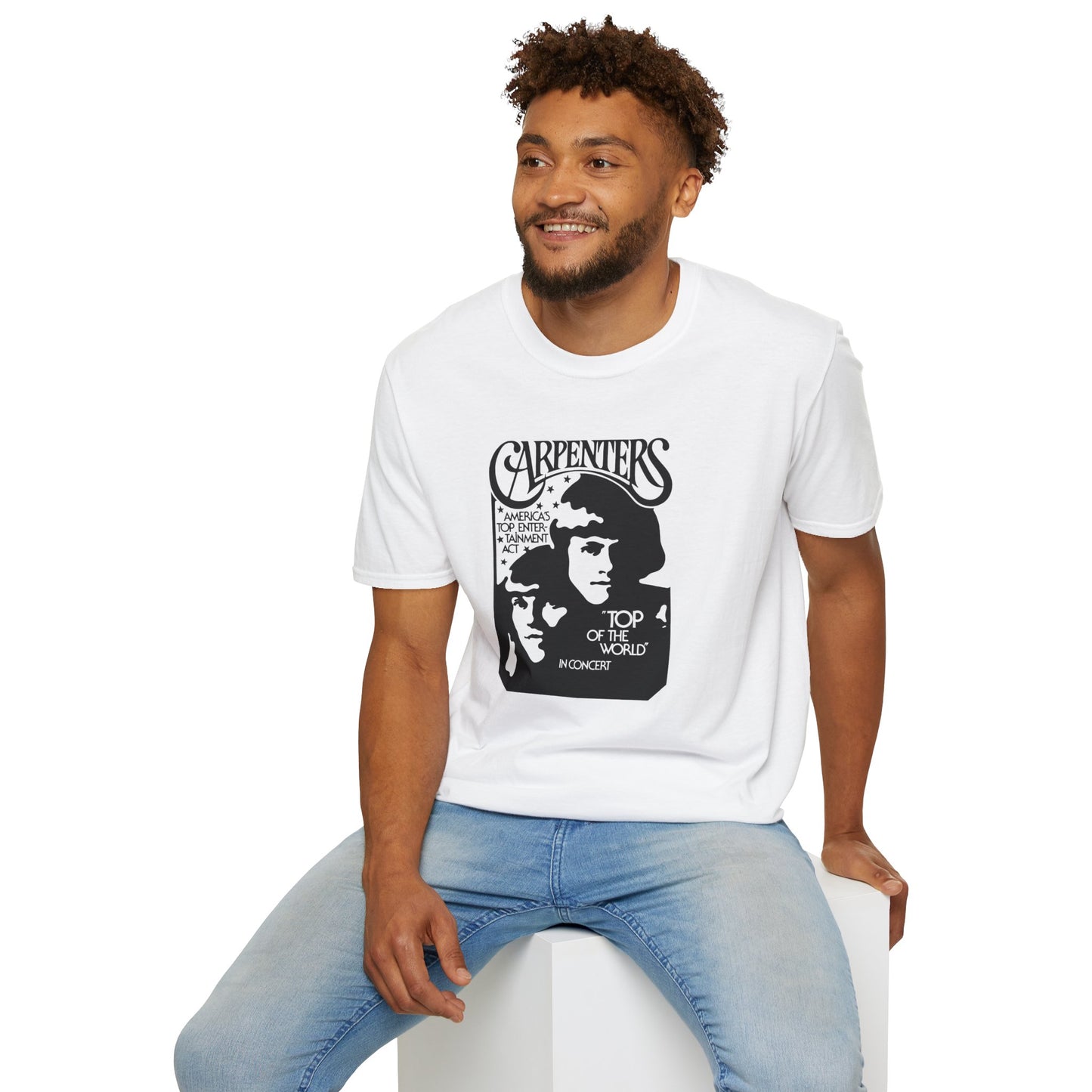 Carpenters Vintage Band T-Shirt – Retro Portrait Graphic Tee