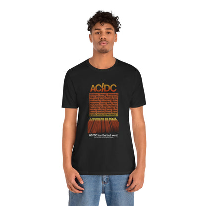 AC/DC Let There Be Rock promo ad T-Shirt