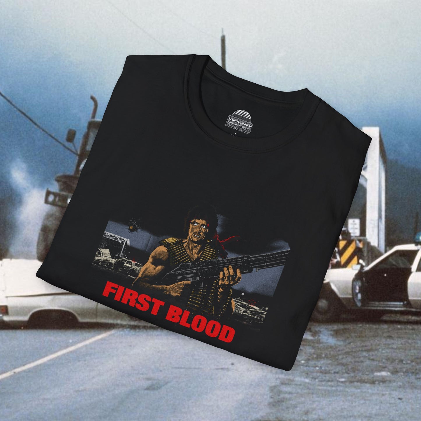 First Blood Rambo graphic T-Shirt | Vintage style soft Tee