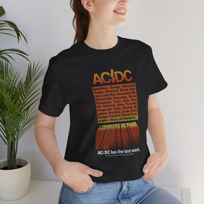 AC/DC Let There Be Rock promo ad T-Shirt