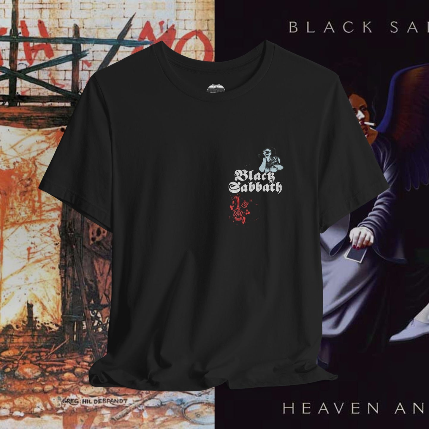 Sabbath Live Evil double sided heavy metal shirt