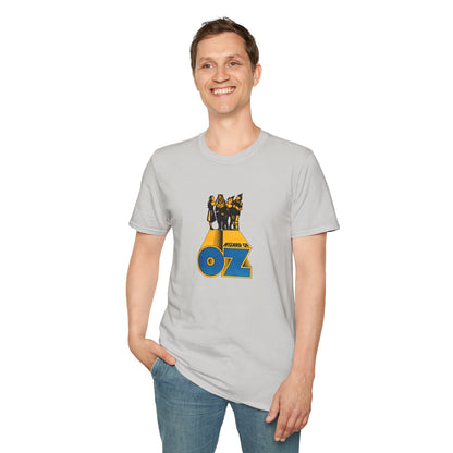 Wizard of Oz Characters Retro Logo T-Shirt | Dorothy Scarecrow Tin Man Lion
