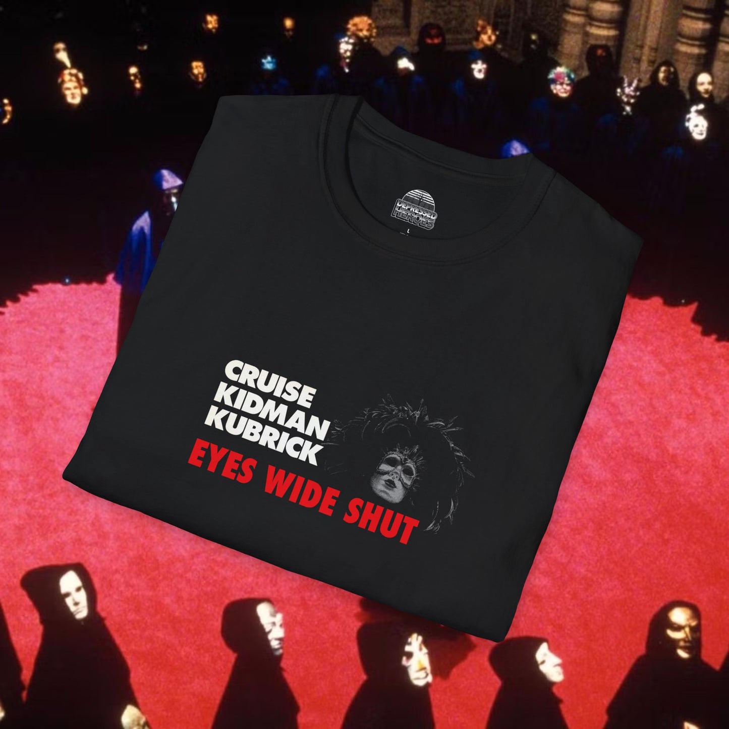Eyes Wide Shut Kubrick Cruise Kidman poster T-Shirt