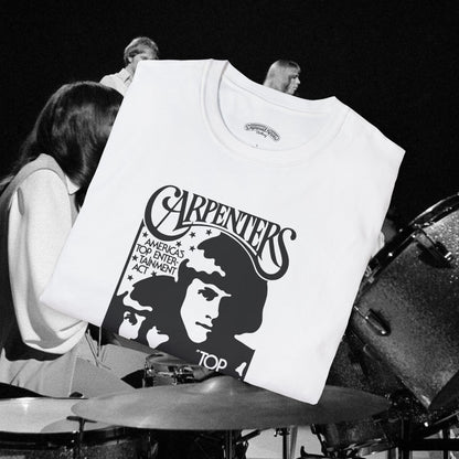 Carpenters Vintage Band T-Shirt – Retro Portrait Graphic Tee