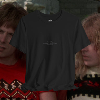 Spinal Tap Smell The Glove none more black T-Shirt