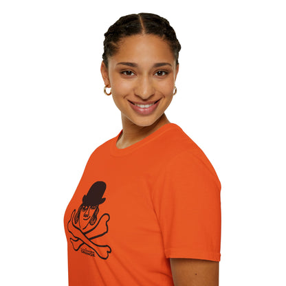Clockwork Orange Skull and Crossbones vintage design  T-Shirt