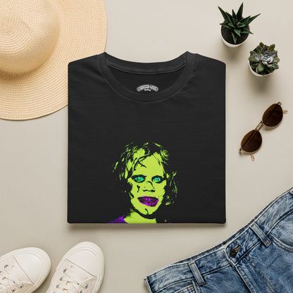 Regan MacNeil says BE NICE Exorcist tribute T Shirt