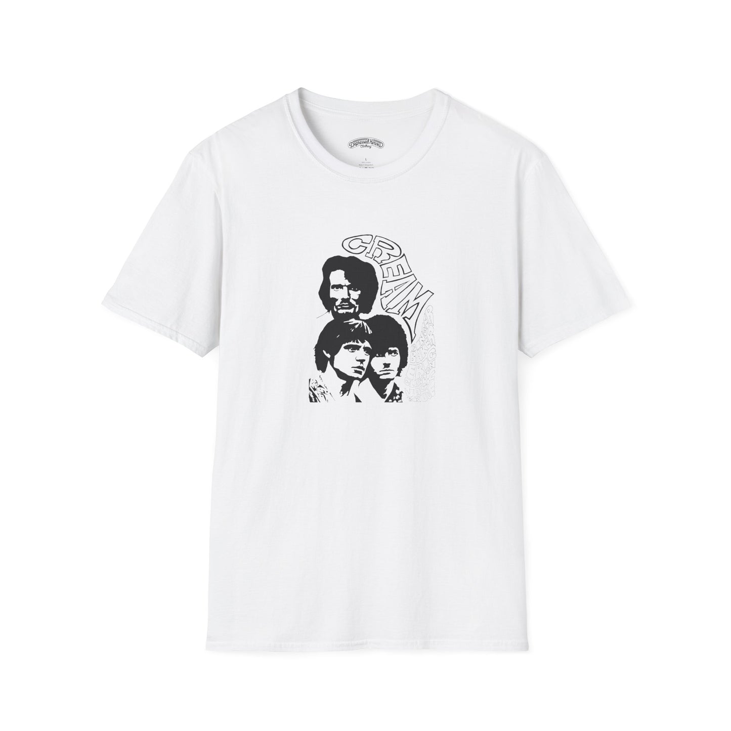 Cream Eric Clapton Jack Bruce Ginger Baker vintage flyer T‑Shirt
