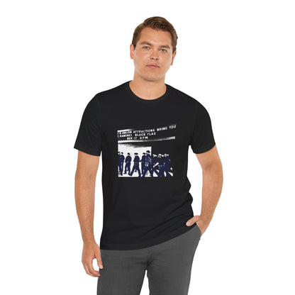 Ramones Black Flag Police Story 80's punk rock T Shirt