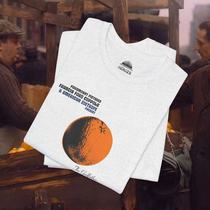 The Godfather Orange Parody Shirt, Velvet Underground Mashup Tee,  Funny Movie Music Fan Gift, Retro Film Art Graphic T-Shirt