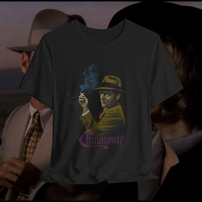 Chinatown Noir Jack Nicholson Faye Dunaway Vintage Film Graphic Tee