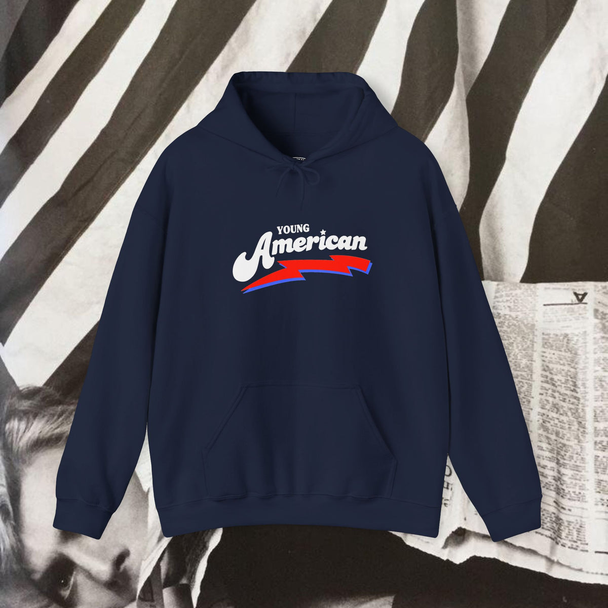 Young American Bowie inspired Hoodie