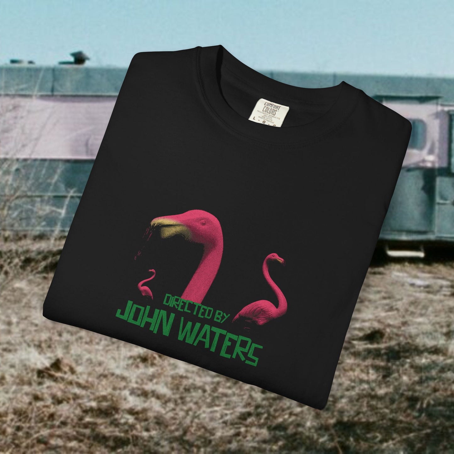Directed by John Waters T-Shirt | Pink Flamingos graphic tee