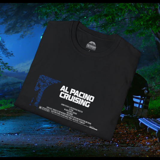 Al Pacino Cruising billing block William Friedken — Vintage T-Shirt